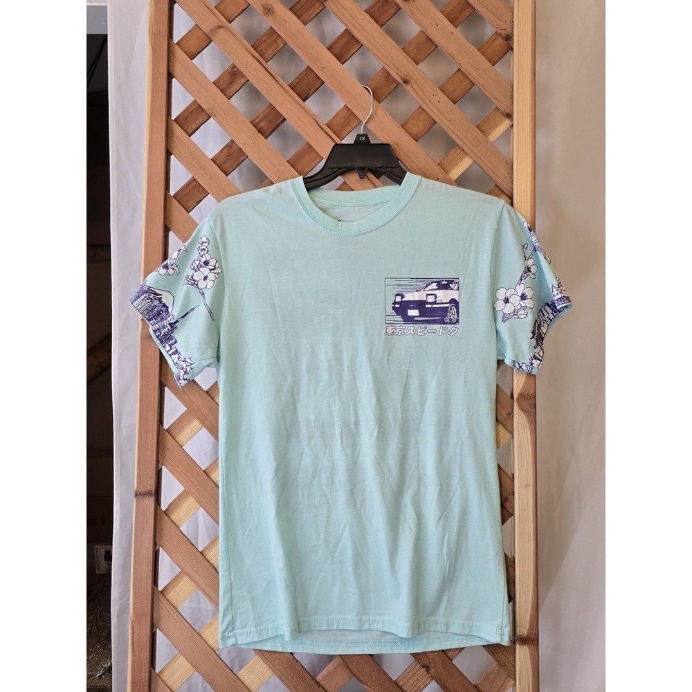 Fresh Laundry Tokyo Racing Club Disorderly Conduct T-shirt - Blue - Size M